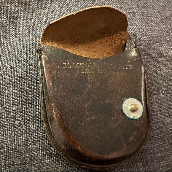 Victorian Sterling Silver Folding Glasses with Leather Case - Picture 4 of 4